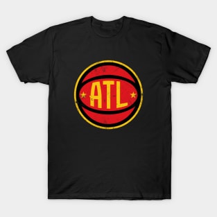 ATL Retro Ball - Black T-Shirt